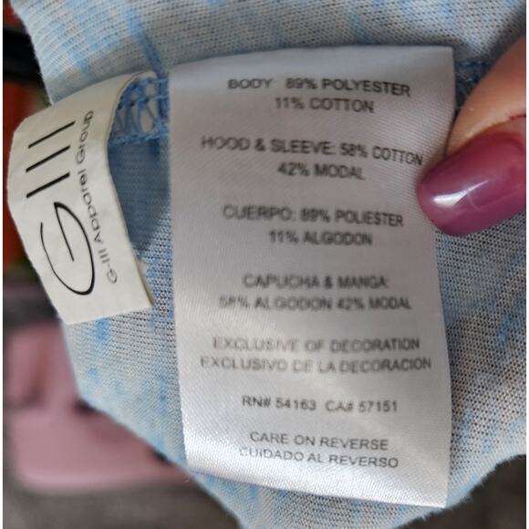 North Carolina Tar Heels Womens Medium Hooded Textured Tshirt Athleisure Event - Picture 9 of 11